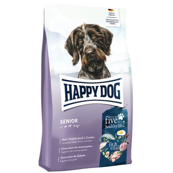 HAPPY DOG fit & vital Trockenfutter Hund, Senior 1 kg
