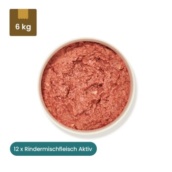 Rindermischfleisch Aktiv Frostfutter 12 x 500 g