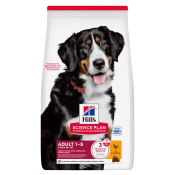 Hill's Science Plan Trockenfutter Hund, Large Breed Adult, mit Huhn 2x14 kg