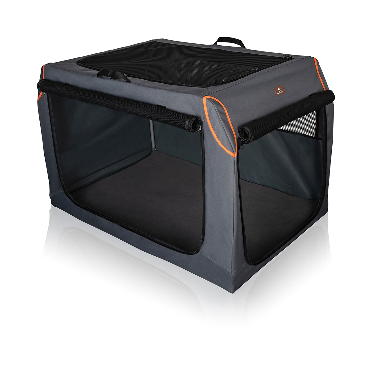 faltbare Hundebox Auto Transportbox Alverstone mit Aluminiumgestell für den Kofferraum
