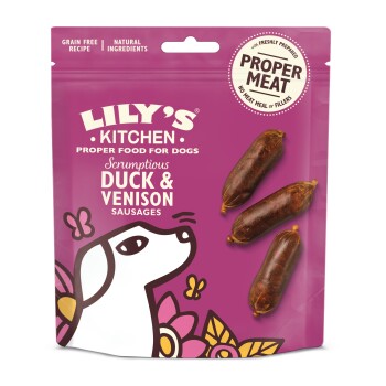LILY'S KITCHEN Snacks Hund Adult Training Sausage Treats Ente & Wild 70 g