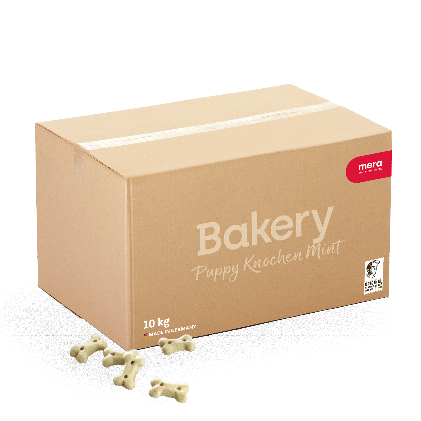 mera Bakery Puppy Knochen Mint Leckerli für Hunde | Die schmackhafte Belohnung | Welpensnacks | Lecker und gesund belohnen, trainieren und verwöhnen