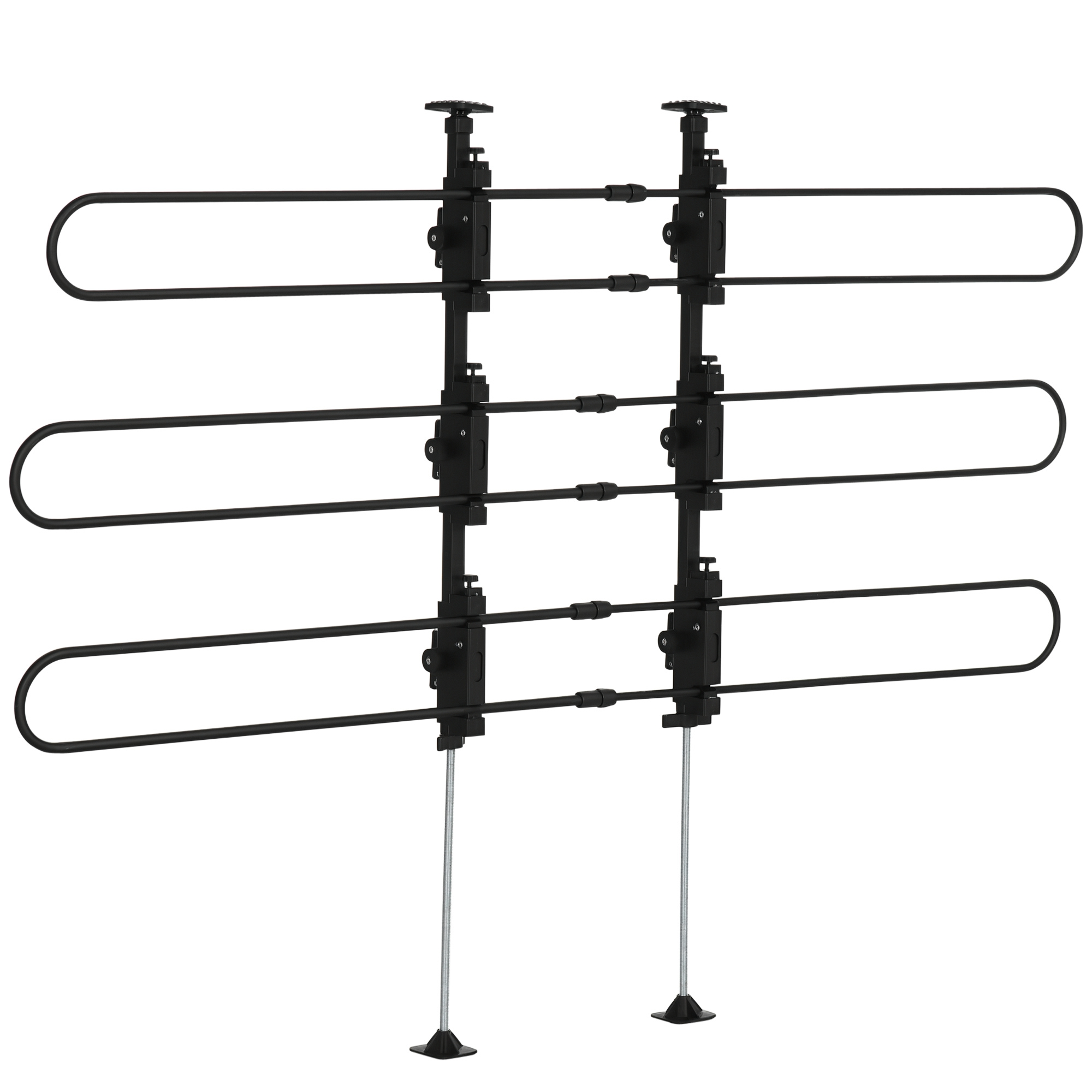PawHut Kofferraum Trenngitter verstellbar Universal Autotrennwand Stahl 89-150x76-124cm für Hunde & Gepäck .de