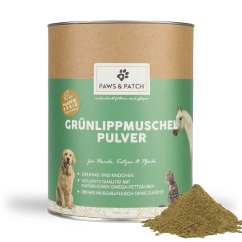 Paws & Patch Grünlippmuschel Pulver 500 g