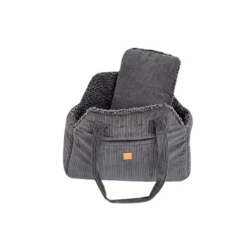 PET & Co. Pet & Co Hundetasche Lucky Luxus grau/ grau