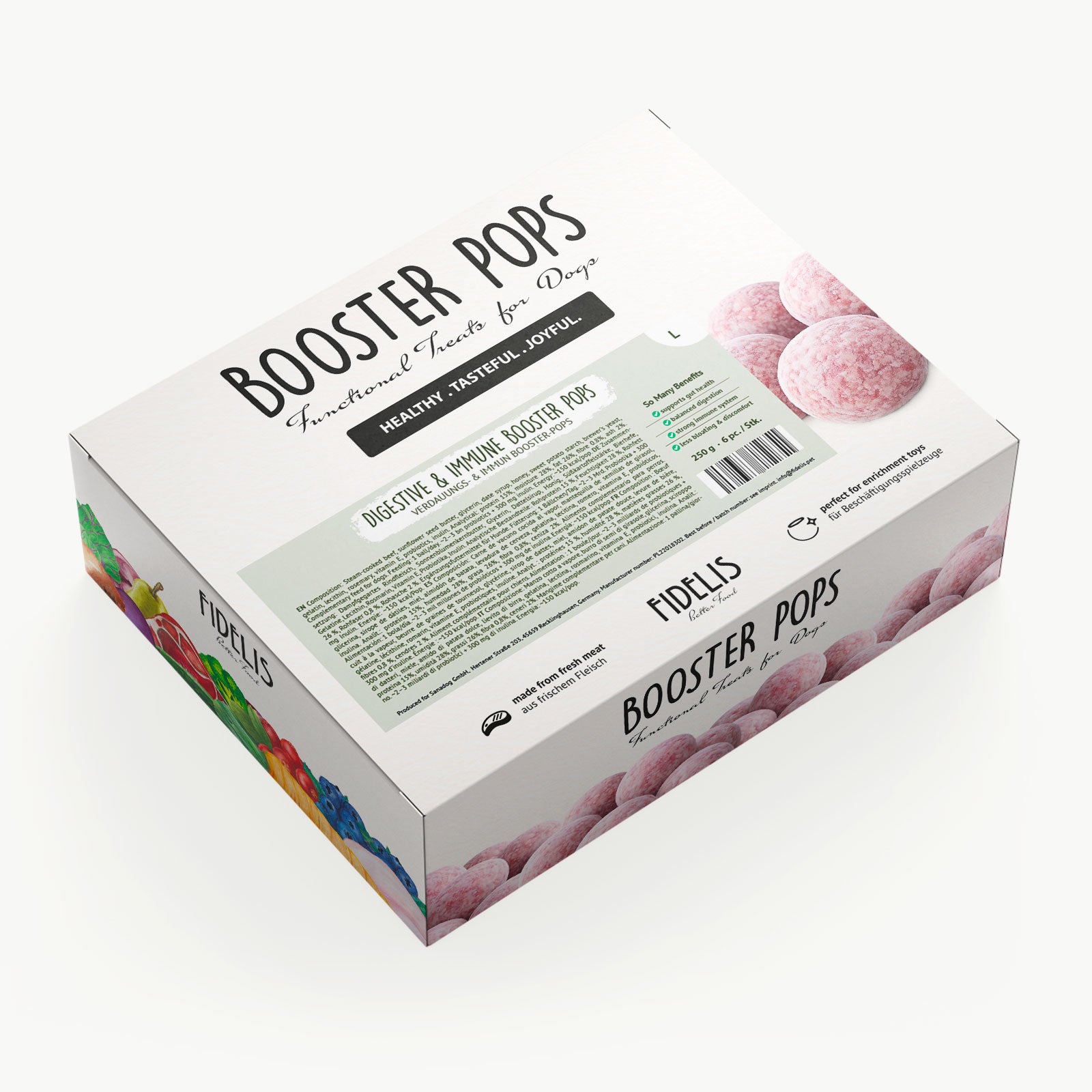 Verdauungs- & Immun-Booster Pops (Gr. L)