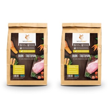Wildfang ® Junior Trockenfutter mit Huhn 2x2 kg