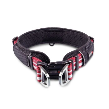 Wolters Active Pro Halsband Halsband Hundehalsband rot/ silber M