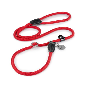 Lionto Retrieverleine, Hundeleine, Führleine rot 1,7 m