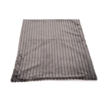 PET & Co. Pet & Co Hundedecke Lazy Luxus grau/ grau L