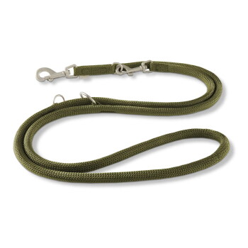 Wolters K2-Tauprogramm Führleine, Hundeleine olive/ khaki 2 m, 1,3 cm